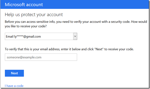 verify your outlook.com account