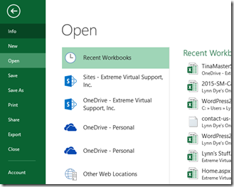 microsoft office cloud saving options