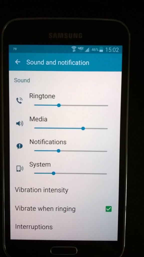 android notification screen