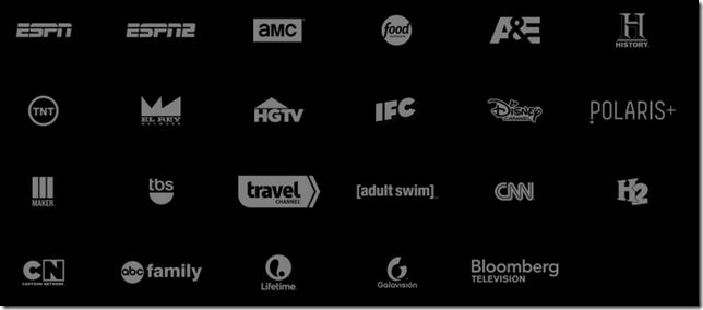 sling tv channels