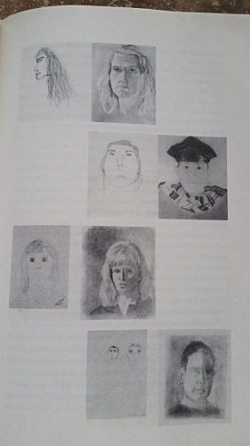 drawings before and after - from Mindset by Carol Dweck