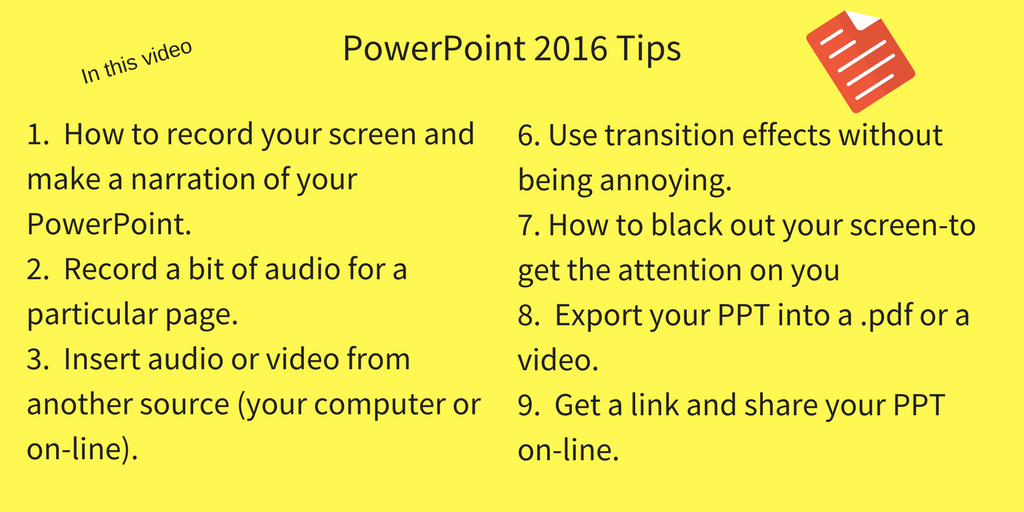 9 Top PowerPoint Tips