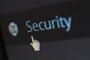the word security in the backend of WordPress