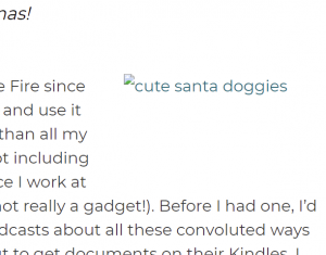 screenshot of how my image was missing in my blog article